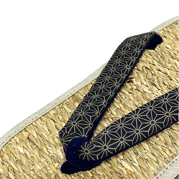 ムシロ藍染鼻緒スポンジ底雪駄 LL（27cm） 日本製 男性 メンズ 和柄 和装 浴衣 着物 甚平 作務衣 祭 花火 温泉 コスプレ 手軽 軽量 よさこい 盆踊り サンダル |  | 05