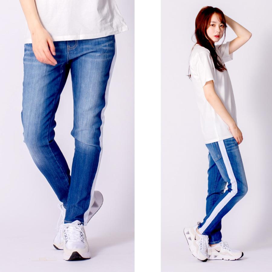 デニムパンツ メンズ アンクルパンツ ラインパンツ ラインデニム アンクルスキニー ジーンズ スキニーウルトラストレッチ テーパード ストレッチ 春 夏 S M L Xl Em Enjouemen 通販 Yahoo ショッピング