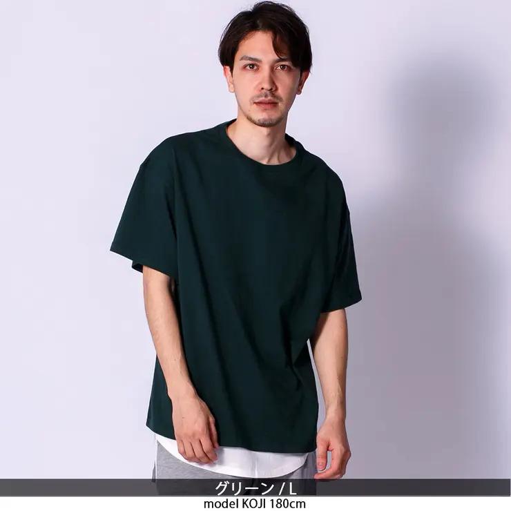 Ｔシャツ オーバーサイズ メンズ 半袖 綿100％ 大きいサイズ ビッグシルエット コットン 送料無料 男女兼用 レディース  夏 BIG テレワーク 韓国 M L XL｜enjouemen｜18