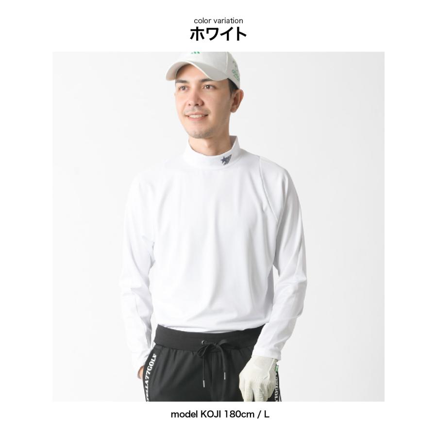 期間限定セール20％OFF】ゴルフ インナー メンズ モックネック 接触冷