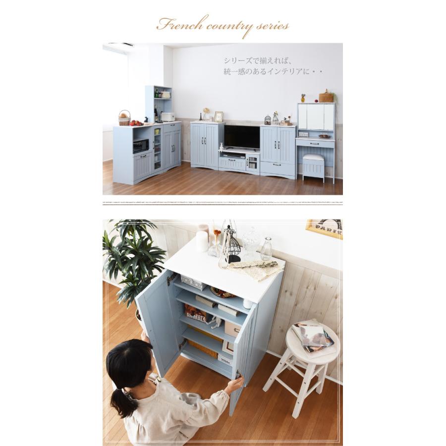 収納家具 キャビネット フレンチカントリー リビングキャビネット 木製キャビネット リビング収納 棚 ラック 姫系 姫家具 シューズボックス ローキャビネット |  | 04