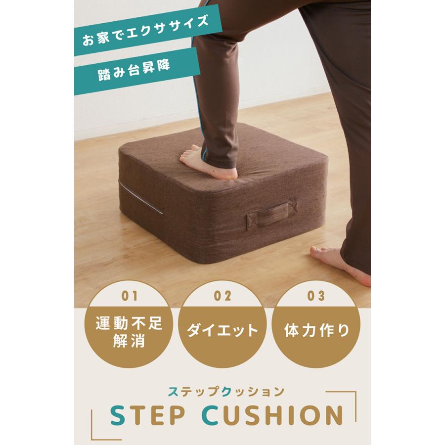 踏み台昇降 ステップ台 エクササイズ 運動 省スペース 45×45cm