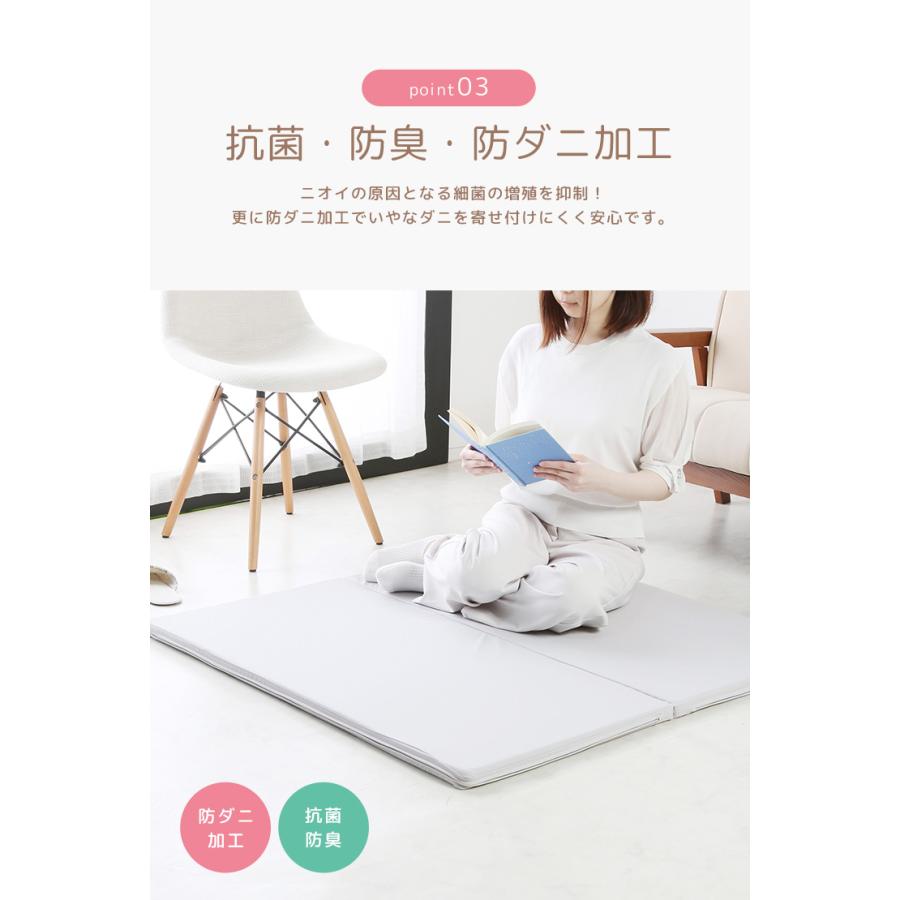 正方形 100×100 プレイマット マットレス 折りたたみ 防水 防汚 遊び