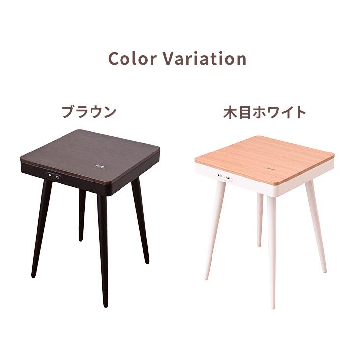 サイドテーブル ナイトテーブル 木目 幅40cm スピーカー付き サイドテーブル ナイトテーブル 木目 幅40cm スピーカー付き