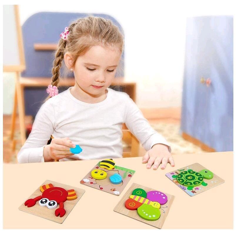 モンテッソーリ教育おもちゃ 知育パズル 幼児 赤ちゃんおもちゃ人気 木製のパズル 形合わせ ラフル 知育玩具6歳以上 積み木 Ck 0013 Enjoy Life 通販 Yahoo ショッピング