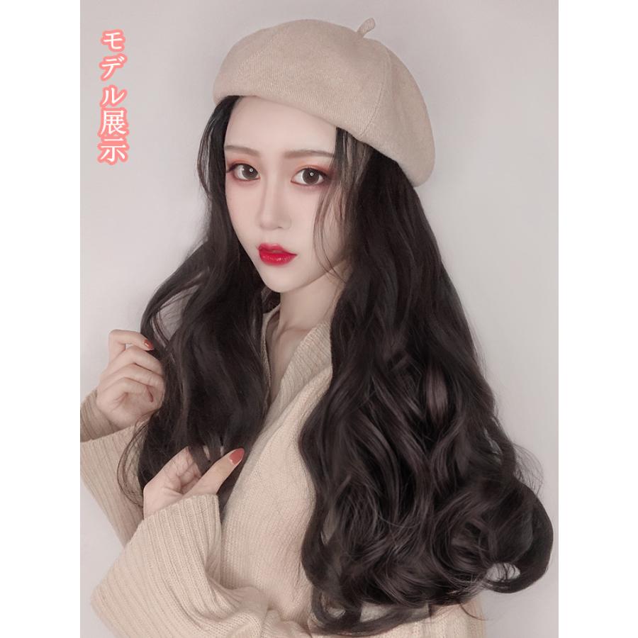 髪付き帽子 ベレー帽 快適 取り外し可 前髪付き 帽子ウィッグ ロング 巻き髪 ウィッグ取り外し不可 自然 原宿 小顔 前髪あり Ck Enjoy Life 通販 Yahoo ショッピング