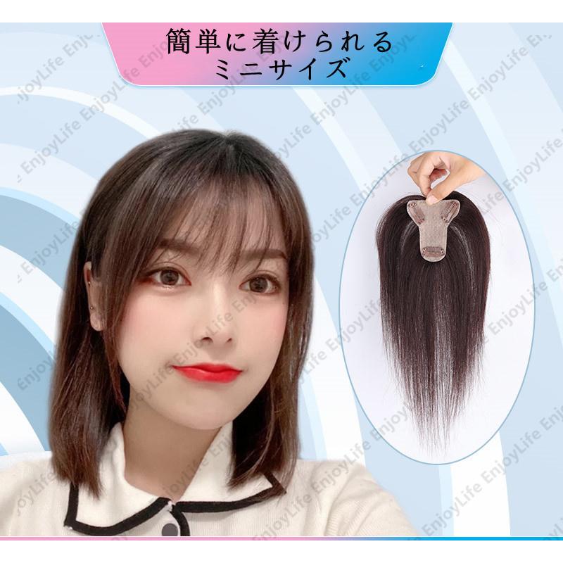 特価キャンペーン 部分ウィッグ ウィッグ 前髪 ヘアピース トップカバー 人毛100 増毛 簡単 手植え T型 自然 白髪隠れ