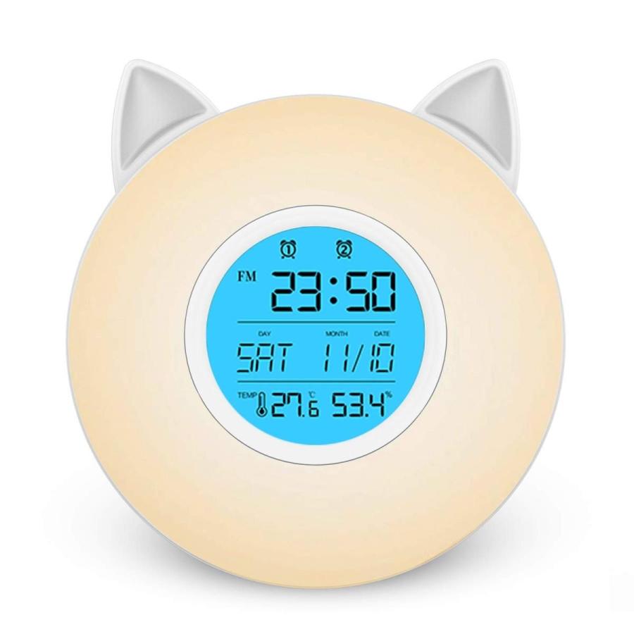 目覚まし時計 光 Ledライト目覚ましライト ベッドサイドランプ 小型 Ledデスクライト Wake Up Light 置き時計 電波 日本語取扱説明書付き Hy Enjoy Life 通販 Yahoo ショッピング