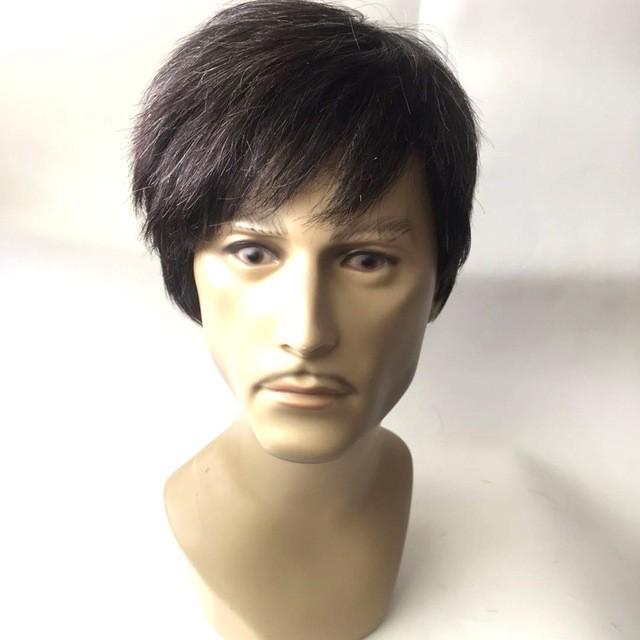 正規品 フルウィッグ メンズ ショート 人毛かつら 部分手植え 人気 男性用 中高年 お年寄り用 イケメン 通気性抜群 快適着用感 美しい Turningheadskennel Com