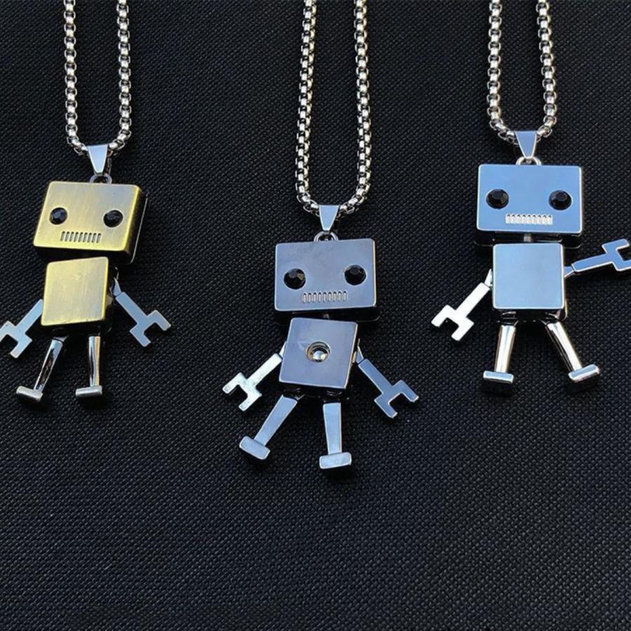 レディース アクセサリー ネックレス ロボット チェーン 40代 20代 30