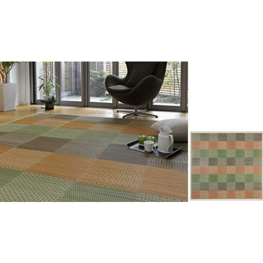 い草アクセントラグ「袋織絣」210×280cm(13728円)