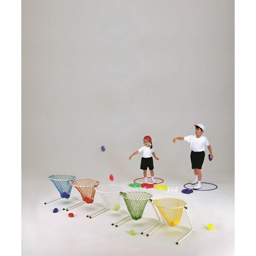 エバニュー EVERNEW 低床型玉入れ（5色5台組） ETE081 玉入れ