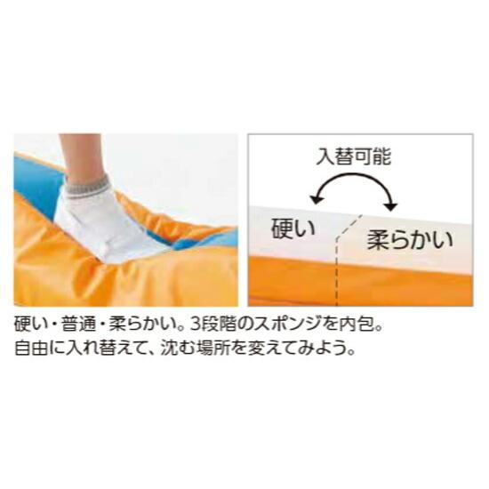 エバニュー EVERNEW ランダムソフト平均台低床２ｍ ETE189 平均台_3