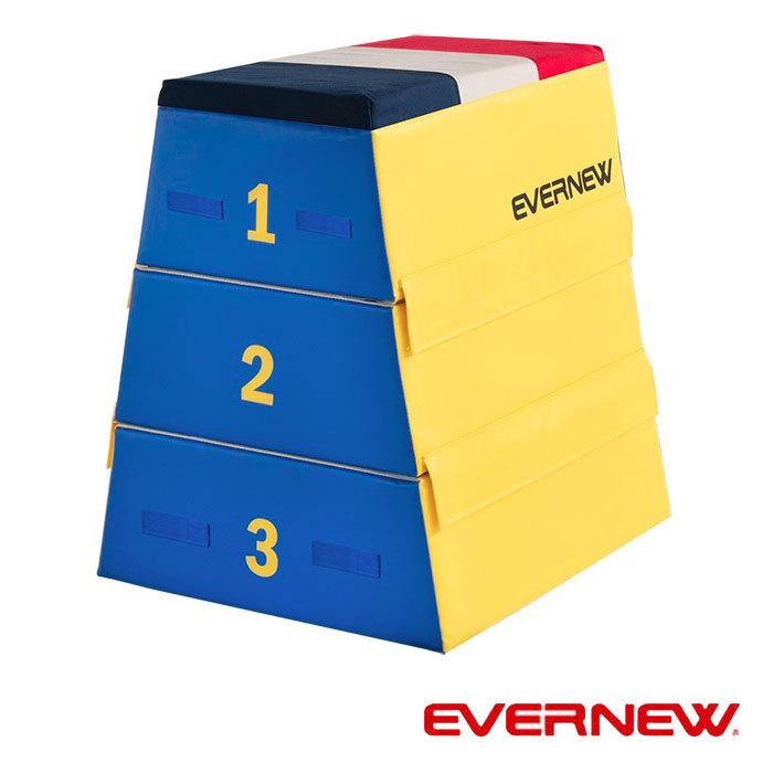 エバニュー EVERNEW 受注生産品 フォームとび箱３段 EKF338 とび箱 安心 防炎 安定 低重心 3段 小型 子供 キッズ 運動会 運動 体操