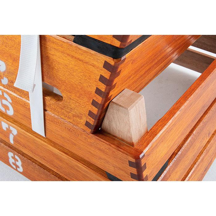 エバニュー EVERNEW 受注生産品 トランスフォームとび箱NESTBOX EKF550 とび箱 8段 トランス 災害 避難所 体育館 体育 ベビーベッドの画像