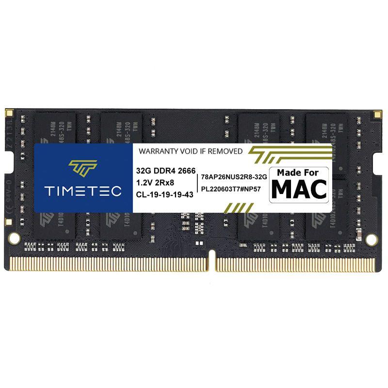 Timetec Hynix IC Mac用 DDR4 SODIMM 2666MHZ PC4-21300/PC4-21333 Apple専用増  :20230130231727-00052:enjoy!shopping - 通販 - Yahoo!ショッピング