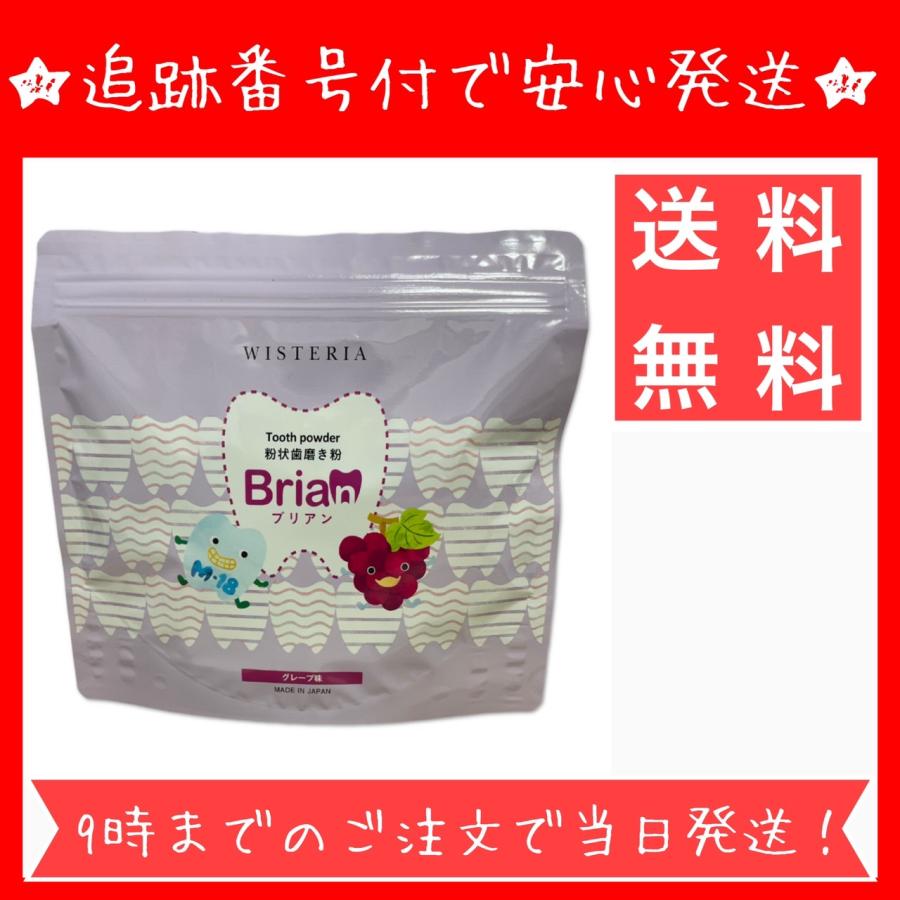 ブリアン イチゴ味 粉歯磨き粉 60包×2袋 歯磨き粉