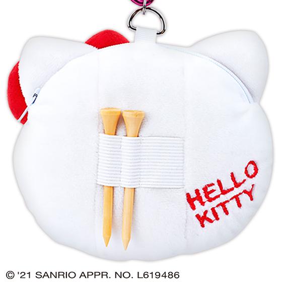 sanrio ゴルフ キャラクター アクセサリーポーチ ハローキティ