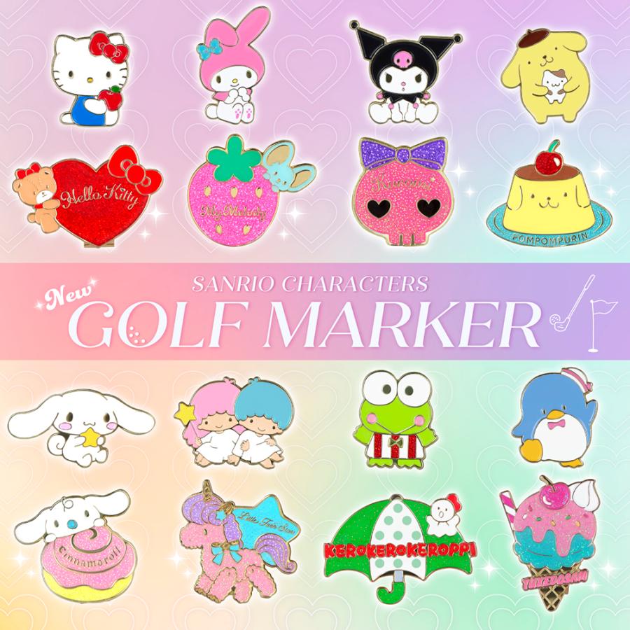 ハローキティ5963ゴルフマーカー⭐️名入れ⭐️桜Ver⭐️90枚 名入れ】サンリオキャラクターズ ゴルフマーカー ハローキティ