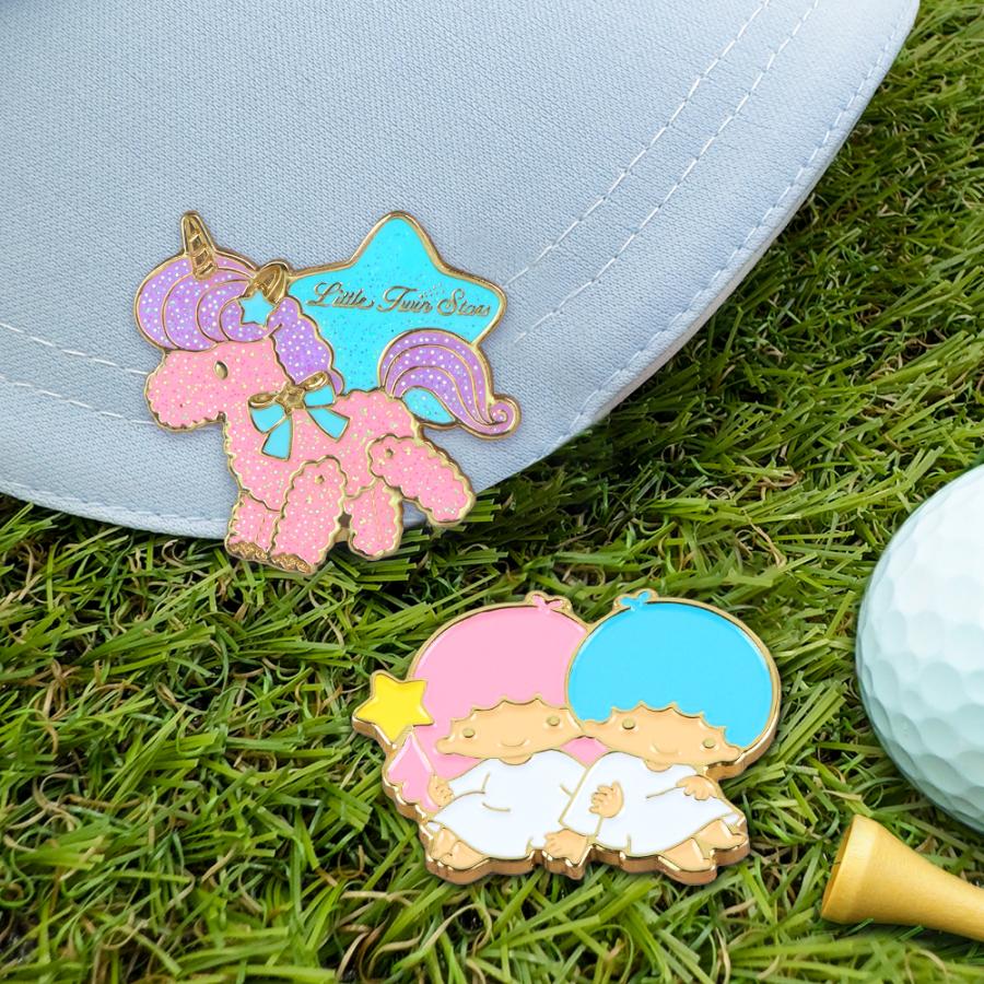 sanrio（サンリオ） リトルツインスターズ ゴルフマーカー ゴルフ 用品
