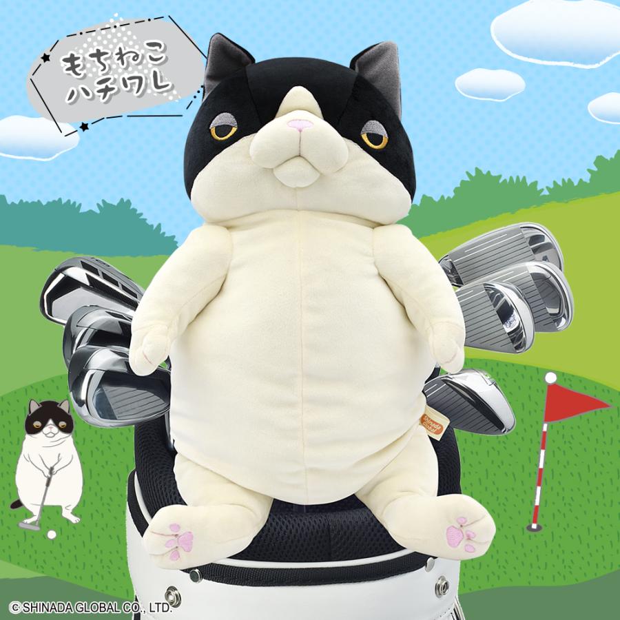 購入特典マーカー付き ) もちねこ ゴルフヘッドカバー＆ハンド