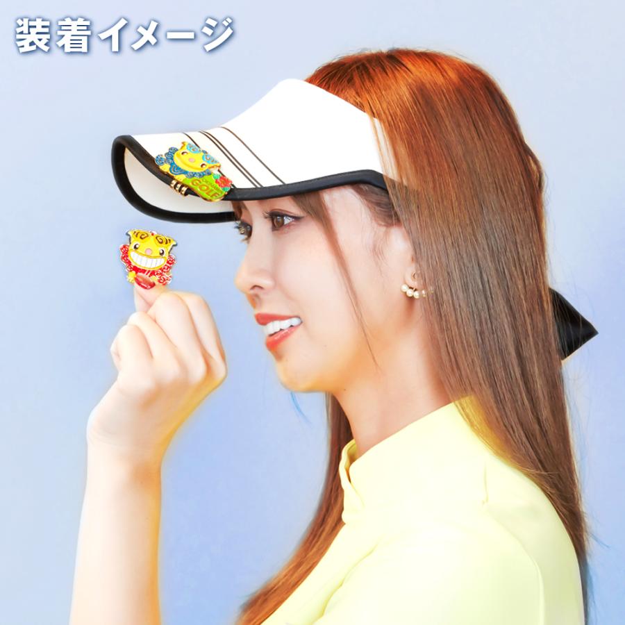 シーサー　ゴルフマーカ―（クリップタイプ）  マグネット式 ゴルフ 用品　沖縄　守り神 | ブランド登録なし | 03