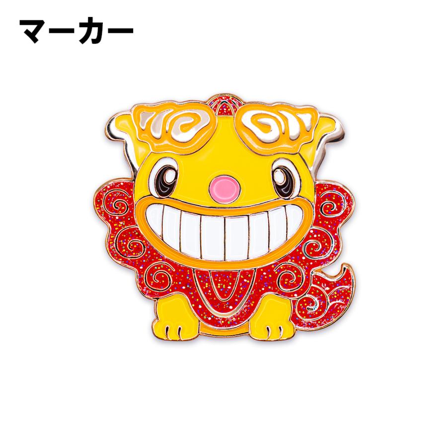 シーサー ゴルフマーカ―（クリップタイプ） マグネット式 ゴルフ 用品