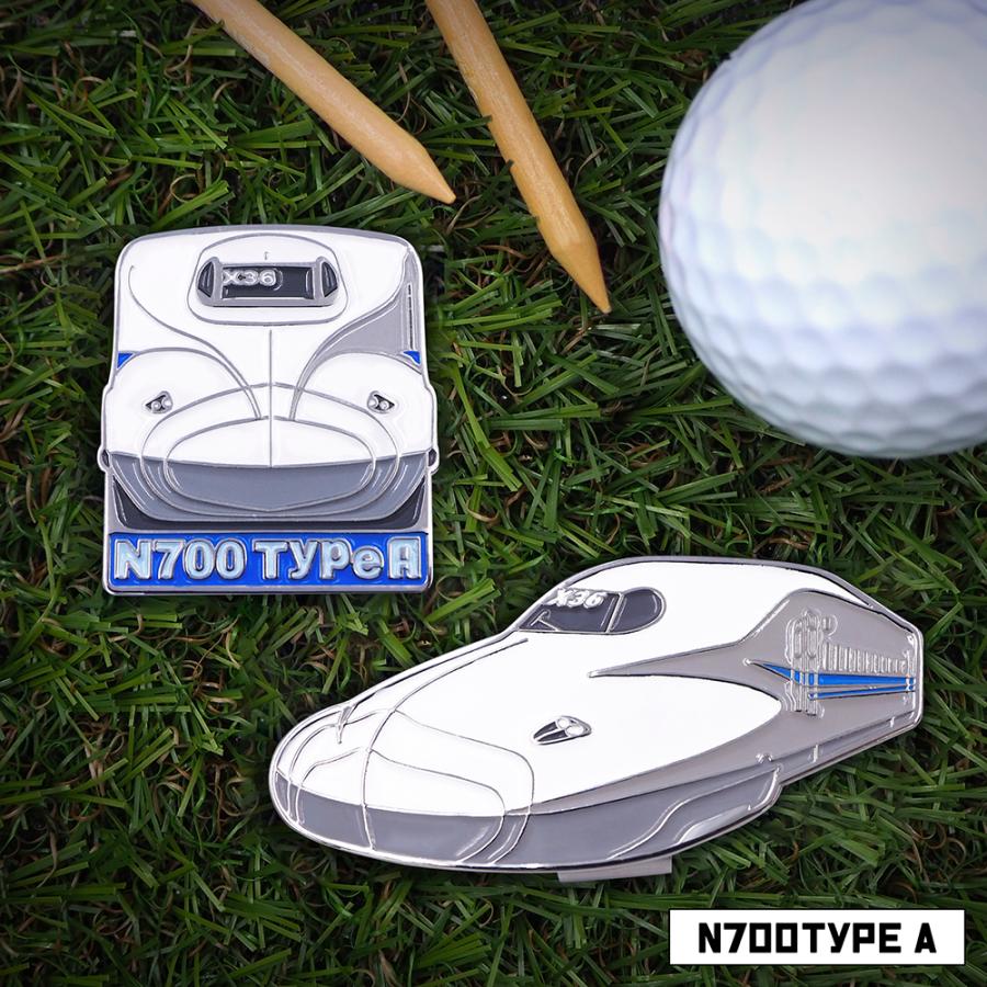 N700 TypeA 新幹線 ゴルフマーカー（クリップタイプ） マグネット仕様