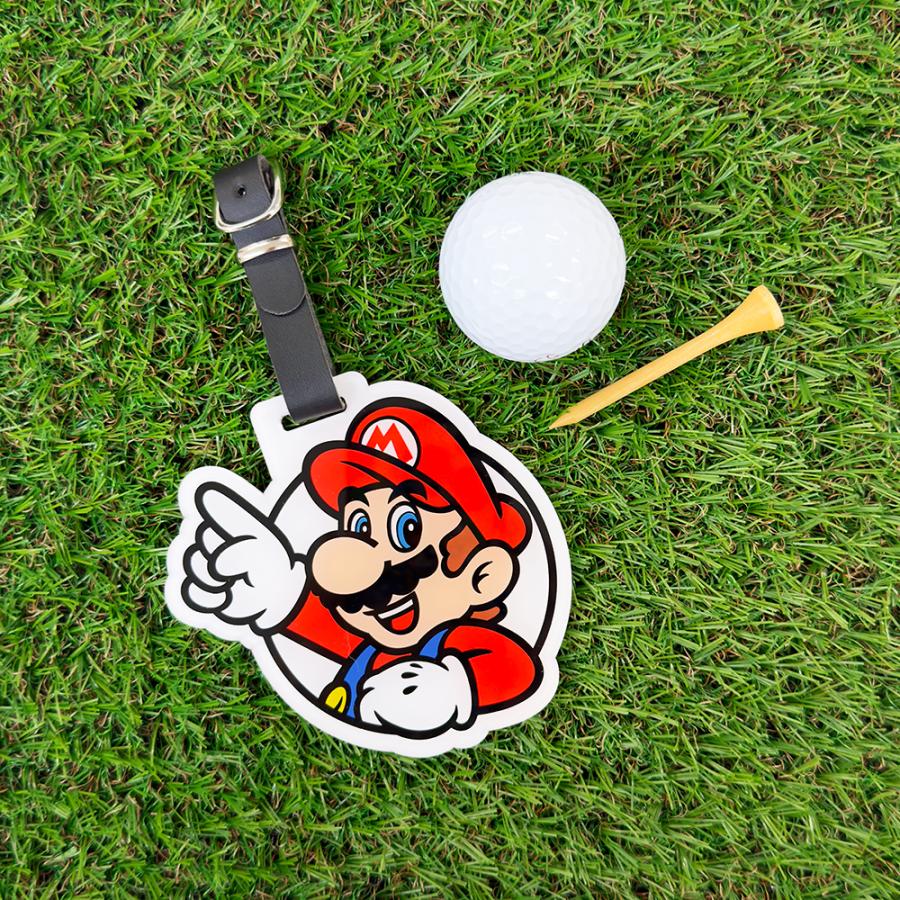 ゴルフトーナメント　USコース　ディスくん　キーホルダー　非売品　マリオ　当時物 任天堂 ゴルフ キャラクター ネームプレート マリオ スーパー