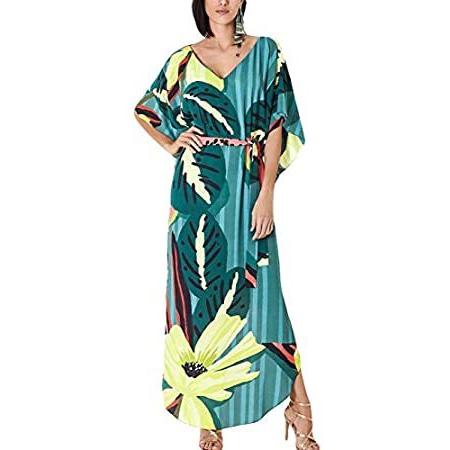 送料無料 海外輸入品bsubseach レディース 水着カバーアップ ワンピース Vネック 大きいサイズ ビーチブラウス 花柄好評販売中 正規激安 Limeshoeco Co Uk