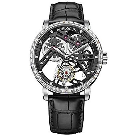 高知インター店 海外輸入品agelocer メンズ トップブランド 両面中空トゥールビヨン 手操作 機械式レザーストラップ ファッションラグジュアリーウォッチ Agl 9001好評販売中 B081f6sty3 エンジョイストア 通販 Yahoo ショッピング 超人気 Www Kmhsystems Com