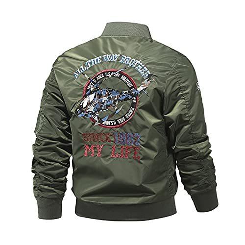 かわいい Embroidery Men Jacket 海外直輸入 Bomber 海外からおしゃれな雑貨を直輸入しています Military Jackets Hiphop Sleeve Long Coat Pilot コート アウター
