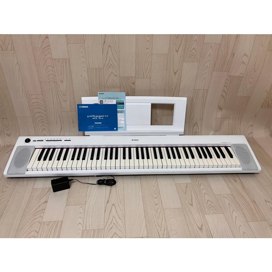 ヤマハ YAMAHA 電子キーボード piaggero ホワイト NP-32WH  