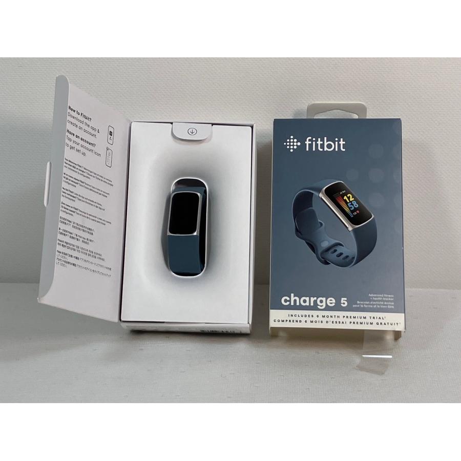 展示品 Fitbit Charge 5 トラッカー スマートウォッチ スチールブルー r2024091902 中古用品専門 エンジョイ