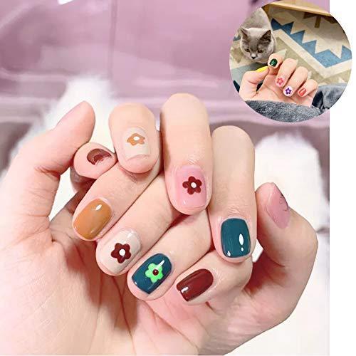 Instagram 大人気ネイルシール 貼るだけマニキュアセット女性 女の子 子供用 10枚入極薄 こどもネイルステッカー かわいい 花 ハート 虹 Jpfcdf Enjoymarket大阪店 通販 Yahoo ショッピング