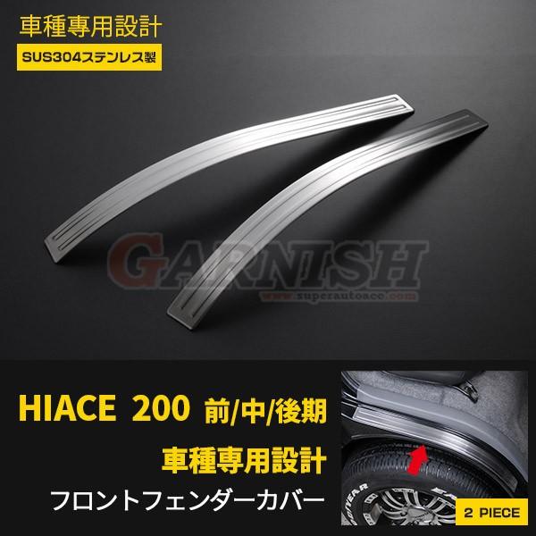 ハイエース 200系 1/2/3/4/5/6/7型 新型 フロントフェンダーカバー