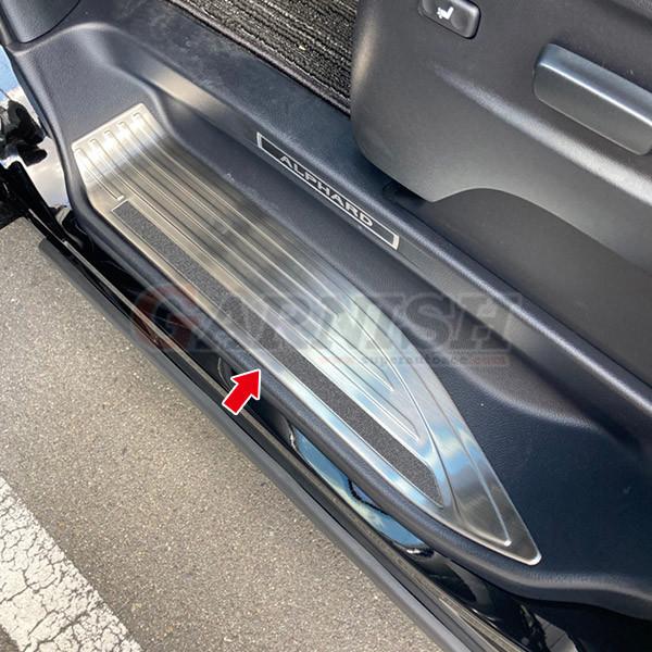 トヨタ アルファード スカッフプレート トヨタ アルファード/ヴェルファイア 30系 前期 後期