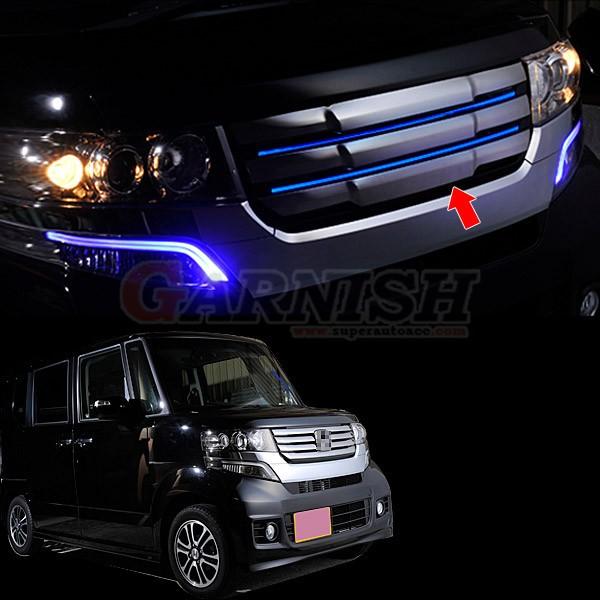特価SALE N-BOX カスタム JF1/2 LED付き フロントグリル ブルー