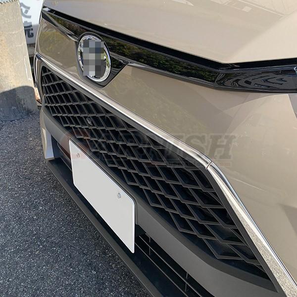 トヨタ ライズ RAIZE A200A/210A型 2019年 フロントグリルカバー ガーニッシュ ステンレス製 鏡面 メッキ カスタム パーツ 3P kj4673｜enjoymycar｜02