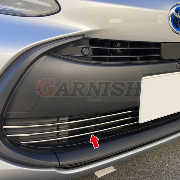 TOYOTA AQUA フロントバンパーガーニッシュ メッキ 楽天市場】トヨタ アクア フロントグリルガーニッシュ