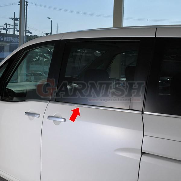 セール 大人気 日産 セレナ C26 前期 ウィンドウトリム ウェザー
