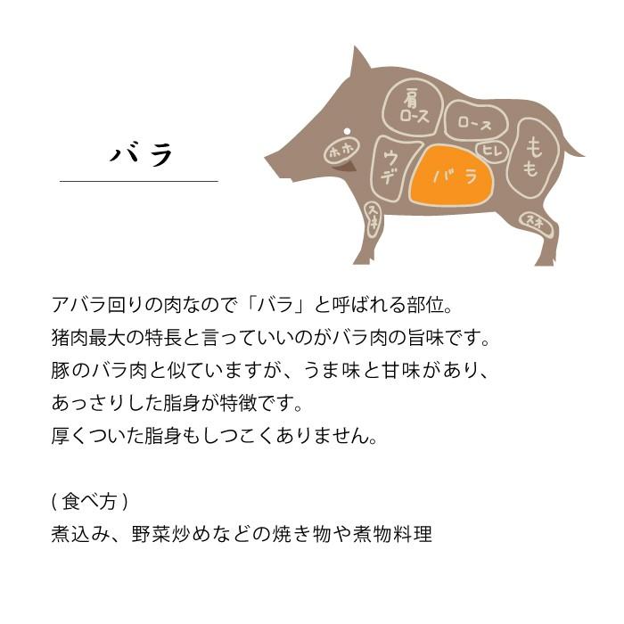 平戸いのしし バラ肉 訳あり 切り落とし 500g 天然猪 猪肉 ジビエ肉  猪汁 しゃぶしゃぶ ぼたん鍋 いのしし肉  イノシシ肉｜enjoysasebo｜07