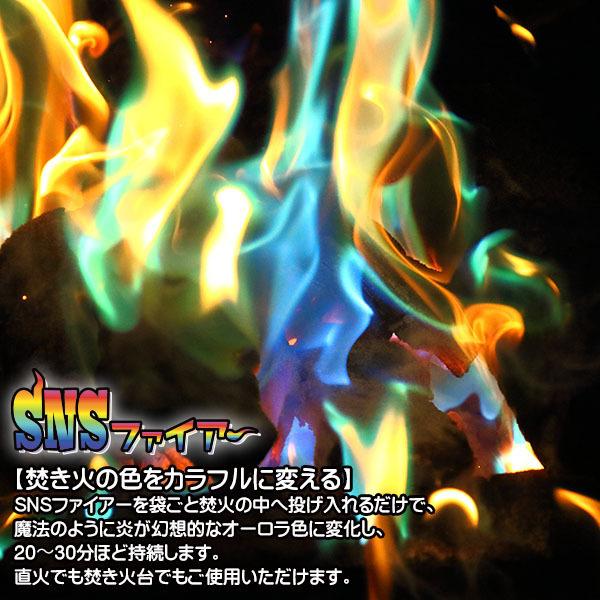 引出物 Snsファイアー 30g 8個セット Snsファイヤー 焚火 薪 バーベキュー キャンプ 焚き火の炎をレインボーカラーに変える魔法の粉 Bbq 炎色反応 キャンプ Nose 付与