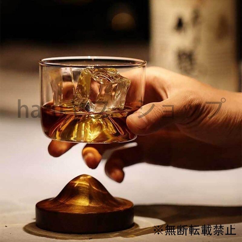 ウイスキーグラス セット 木台付き 高級 ガラス ロックグラス おしゃれ Whiskey Glass Kisa Enjuヤフーショップ 通販 Yahoo ショッピング