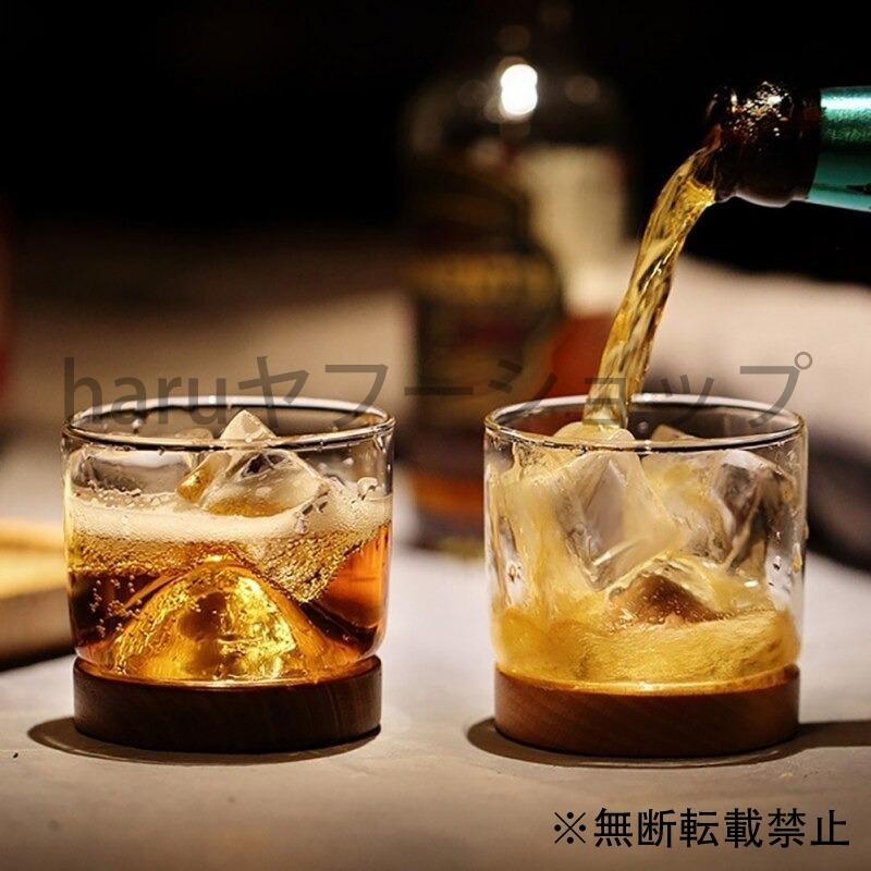 ウイスキーグラス セット 木台付き 高級 ガラス ロックグラス おしゃれ Whiskey glass :kisa00039:enjuヤフーショップ -  通販 - Yahoo!ショッピング