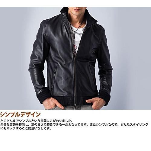 Liugoo トラックジャケット レザートラックジャケット ジャージ L