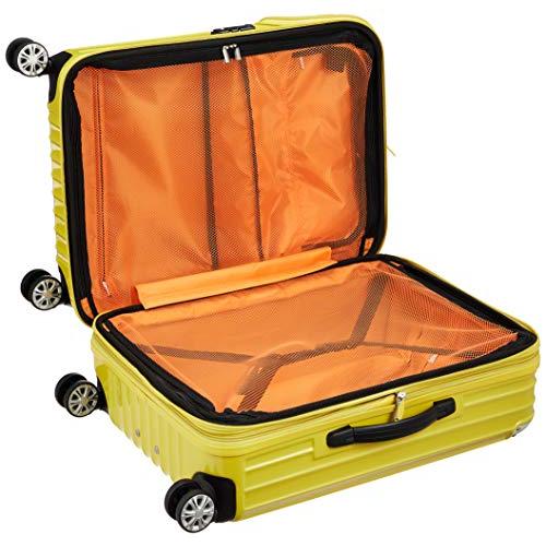 [トラベリスト] スーツケース ジッパー トップオープン モーメント 拡張機能付き 61L 64 cm 4.3kg イエローカーボン 
