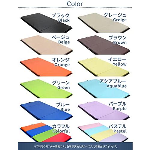 KaRaDaStyle 体操 マット 特大 折りたたみ ストレッチマット エクササイズ 子供 プレイマット 鉄棒 リングフィット 