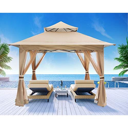 A7人気シール帳 ABCCANOPY ワンタッチタープテント 3mx3m センターロック付き サイドシート4枚 メッシュスクリーン 蚊帳テント 虫? 【AAA8616603788】(30286円)