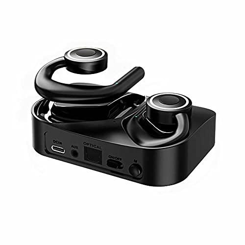 耳をふさがない！ 送信機 付き 耳掛け式 オープンイヤー イヤホン IZELL-H1 この1台であらゆるデバイスのワイヤ? 